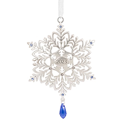 2023 Snowflake Metal Ornament