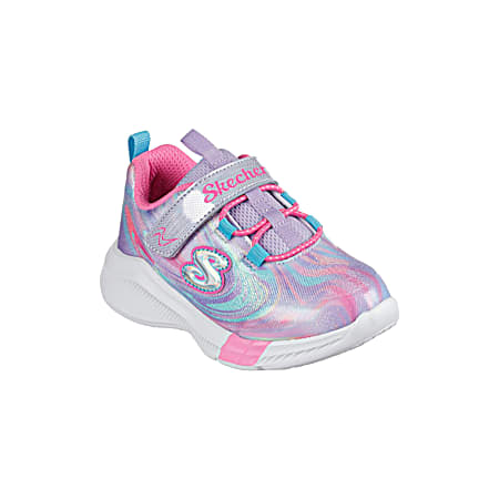 Toddler Girls' Pink Multi Dreamy Lites Swirly Sweets Shoes