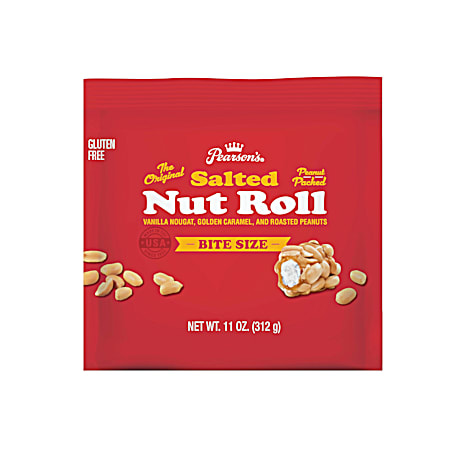 11 oz Bite Size Salted Nut Roll Candy