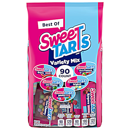 36.65 oz Best of Sweetarts Variety Mix 90 Ct