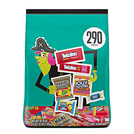 87.75 oz Halloween Candy Variety Mix 290 Ct