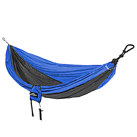 All in one Blue/Charcoal Camping Hammock