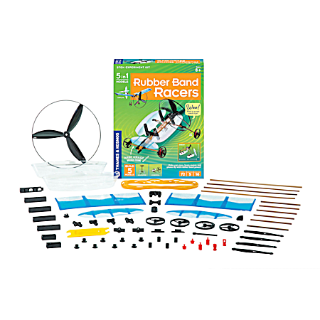 5-in-1 Rubber Band Racers