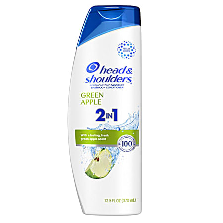 12.5 fl oz Green Apple 2-in-1 Dandruff Shampoo & Conditioner