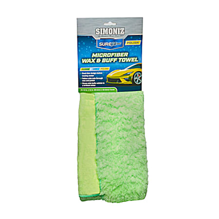SureShine Microfiber Wax & Buff Towel