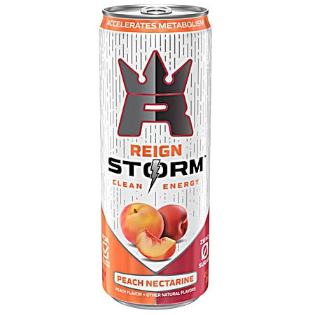 12 oz Storm Peach Nectarine Energy Drink