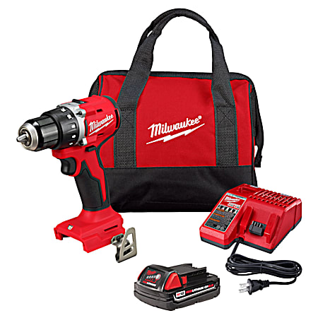 M18 18V 1/2 in Compact Brushless Drill Driver Kit