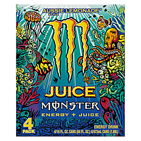 Juice 16 oz Aussie Style Lemonade - 4 Pk