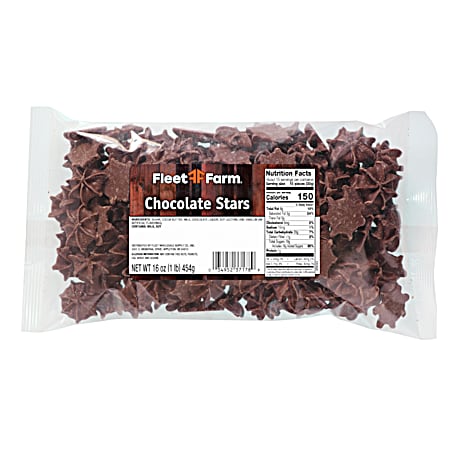16 oz Chocolate Stars
