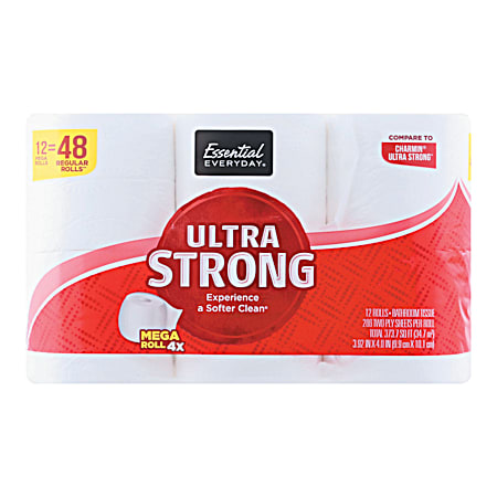 Ultra Strong Bath Tissue - 12 Pk