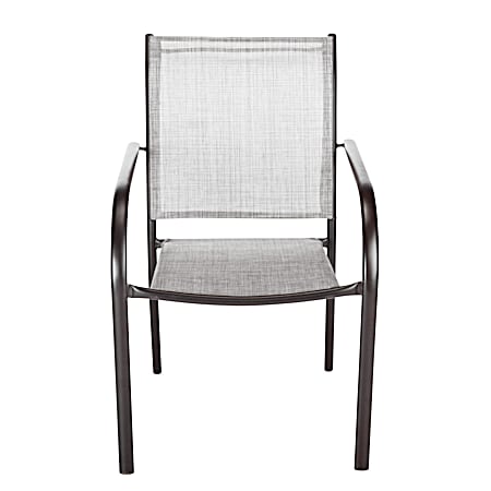 St. Croix Grey Sling Stack Chair
