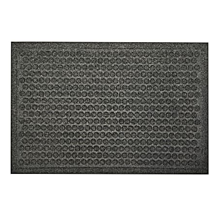 24 X 36 Dots Impressions Charcoal Doormat