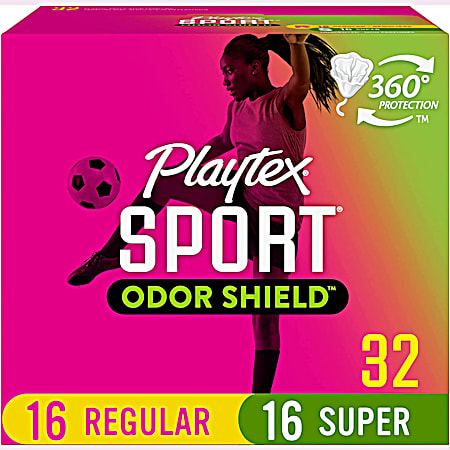 SPORT Odor Shield Tampons - 32 Ct