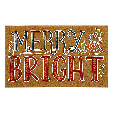 18 X 30 Merry & Bright Doormat