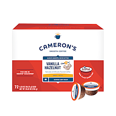 Vanilla Hazelnut Coffee Pods - 72 Ct