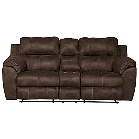 Lincoln Dusk Lay-Flat Reclining Loveseat w/ Middle Console