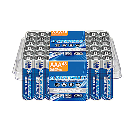 AAA Alkaline Batteries - 48 Pk