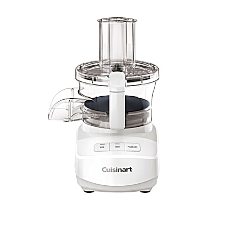 9 Cup Continuous Feed White Food Processor