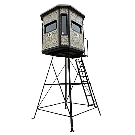 The Office Box Blind w/ 10 ft Tower