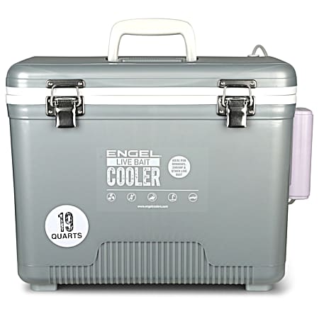 Pro Series Live Bait Cooler 19 Qt Silver