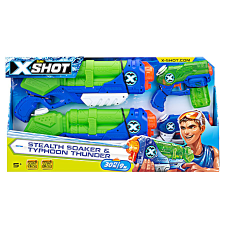 Stealth Soaker & Typhoon Thunder Water Blaster - Assorted