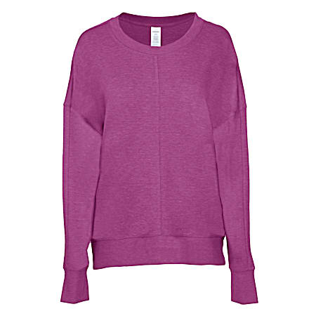 Women's French Terry Dolman Long Sleeve Pullover