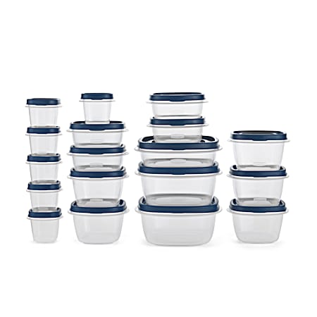36 Pc. Blue EasyFindLids™ Food Storage Container Set