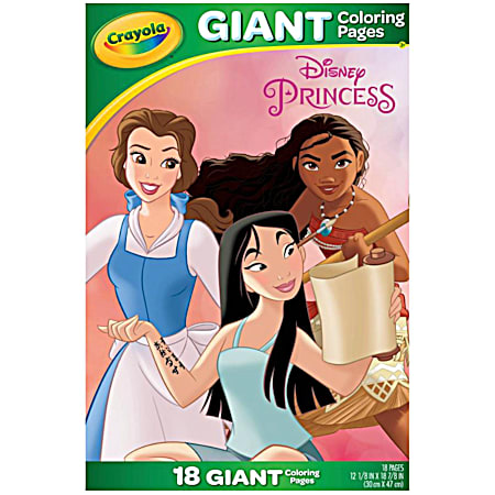 Disney Princess Giant Coloring Pages - Assorted