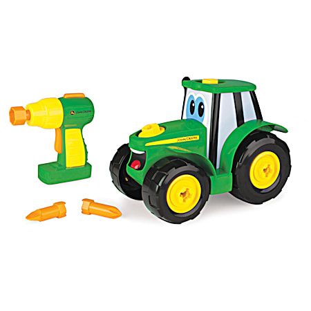 16 pc Build-A-Johnny Tractor Playset