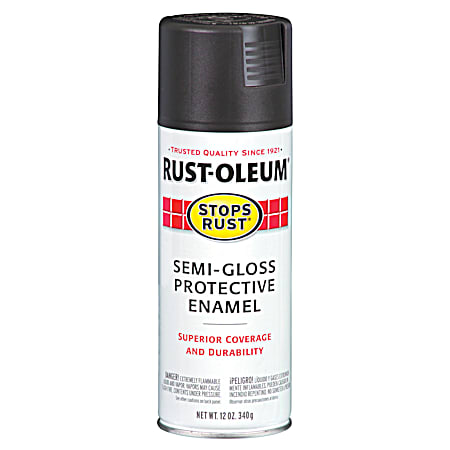 12 oz Stops Rust Semi-Gloss Protective Enamel Spray Paint