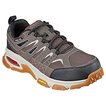 For Work Men's Brown Envoy Arcket Steel Shoe Shoes