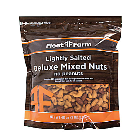 48 oz Lightly Salted Deluxe Mixed Nuts (no peanuts)