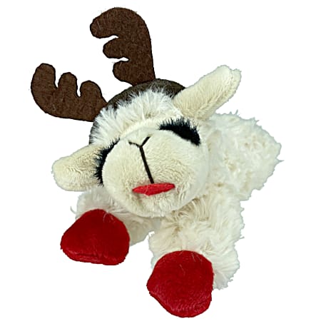 6 in Lamb Chop w/ Antlers Dog Toy