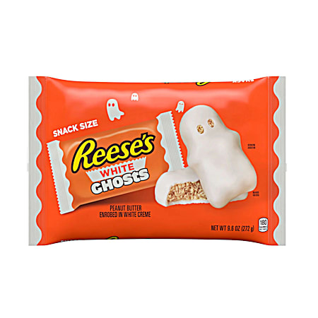 9.6 oz Scary Ghosts Snack Size Peanut Butter Cups