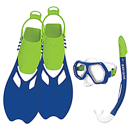 Kids' Mischief Blue Snorkeling Set