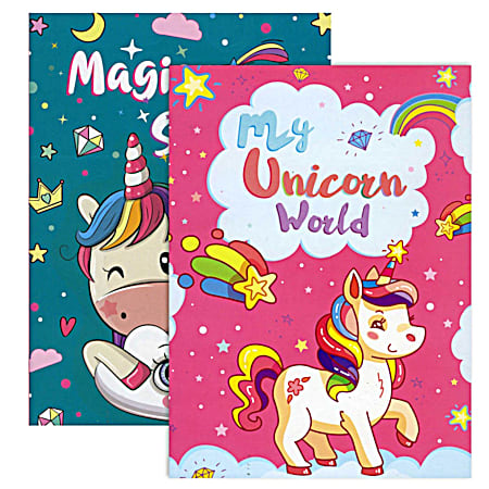 Unicorn World Coloring & Activity Book