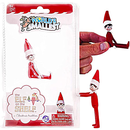 World's Smallest Elf on the Shelf