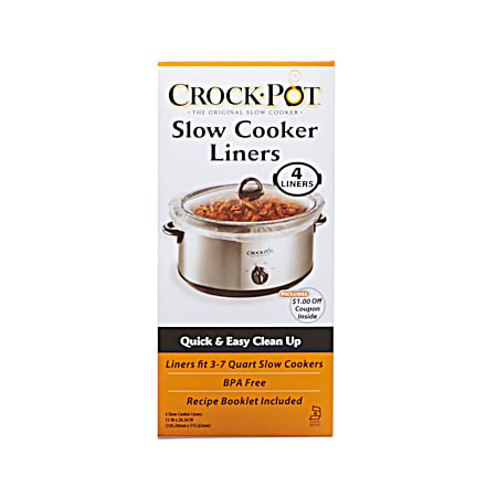 Slow Cooker Liners - 4 Pk