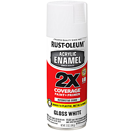 12 oz Automotive Acrylic Enamel 2X Paint & Primer Spray Paint