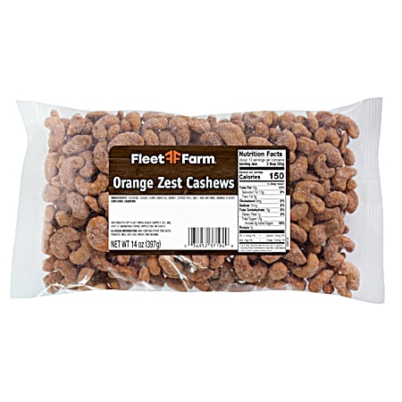 14 oz Orange Zest Cashews