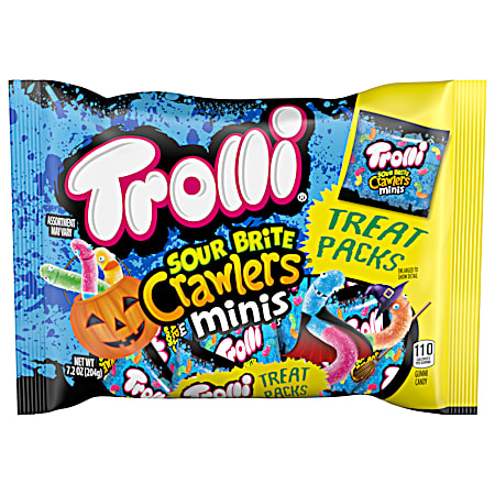 7.2 oz Sour Brite Crawlers Minis Treat Packs