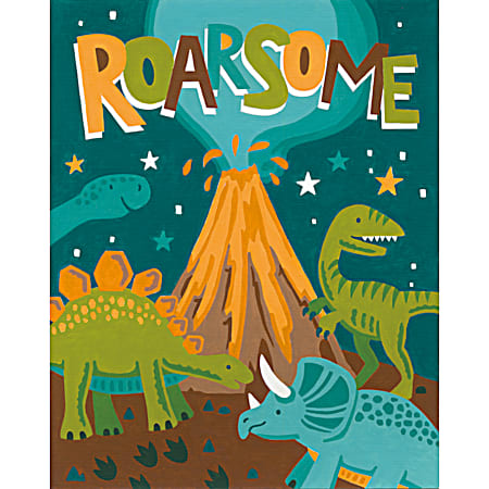 Roarsome Dinos Paint by Number Kit