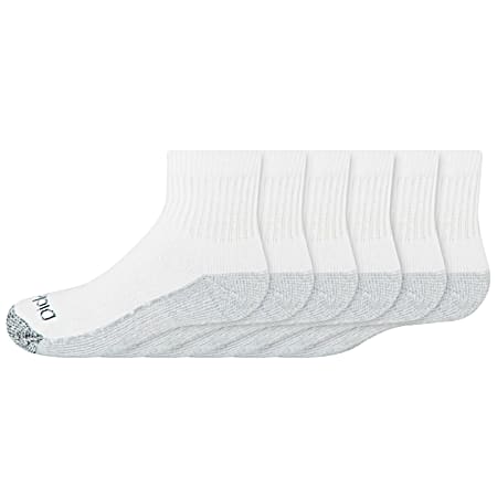 Boy's Dri-Tech Quarter Socks - 6 Pk