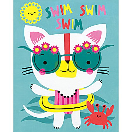 Paint by Number Swim Cat Kit