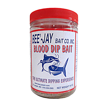 Catfish Dip Bait Jar - Blood