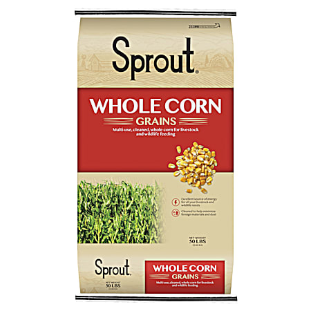 Whole Corn Poultry & Livestock Feed 50 lbs