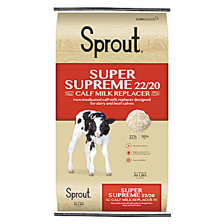 Super Supreme 22/20 Milk Replacer