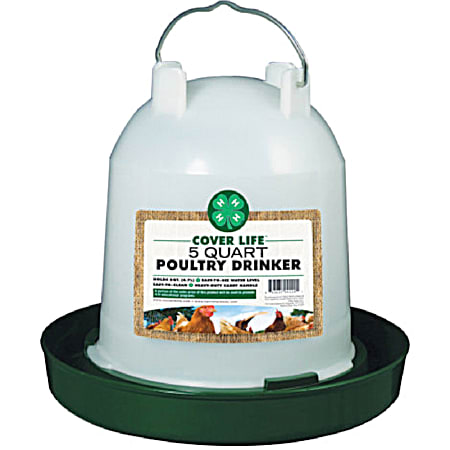 1 gal Plastic Poultry Waterer - Assorted