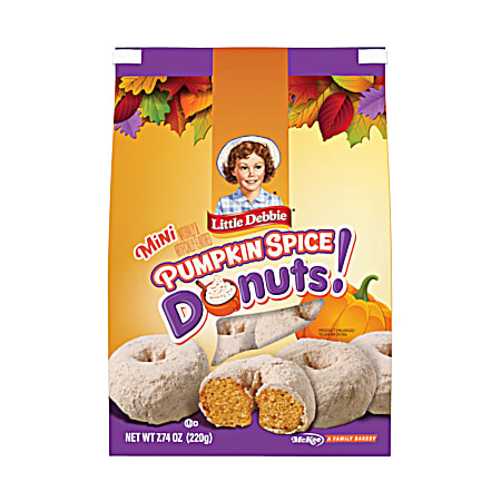 7.74 oz Mini Pumpkin Spice Donuts