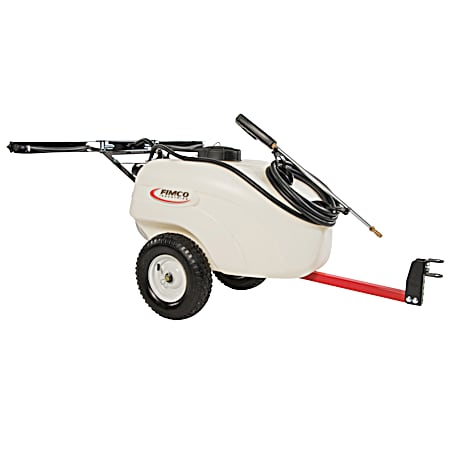 20 gal Red & White Standard Trailer Sprayer